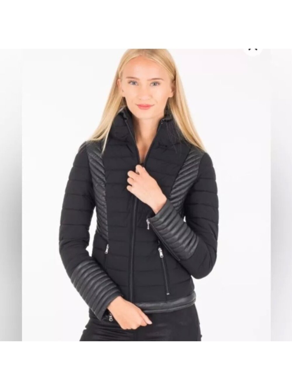 Guess Fitted Waist Length Water Resistant Jacket